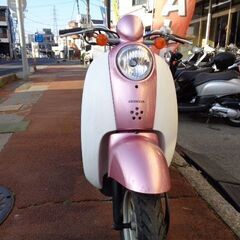 NO.4337　クレアスクーピー（ＣＲＥＡ ＳＣＯＯＰＹ）水冷４サイクルエンジン　フューエルインジェクション車　メタリックピンク＆ホワイト　☆彡の画像