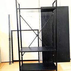 デスク　ラック付き　