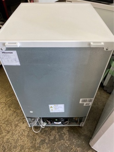 2019年製　★Hisense☆93L☆2ドア冷蔵庫☆右開き☆強化ガラス製棚☆オートクローズ冷蔵室ドア【HR-B95A】