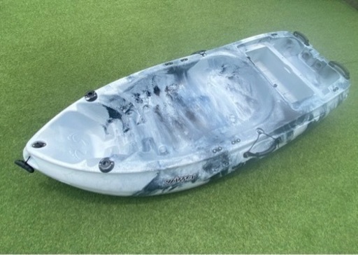 【取引中】コンパクトフィッシングカヤック一式　釣り