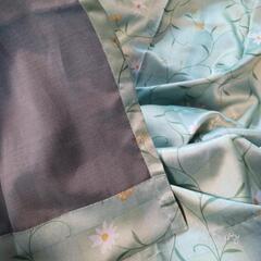 カーテン　緑の画像