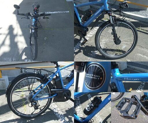 売約済 パナソニック 電動アシスト自転車 Hurryer ハリヤ ブルー 26インチ BE-ELH42V 2016モデル 外装7段変速 12.0Ah 充電器欠品 ☆ 札幌市 北区 屯田