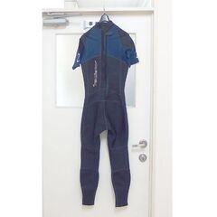 radiator シーガル ウェットスーツ ブルー×ブラック おそらくメンズ用 Mサイズ 半袖 ジャンク 札幌市 北区 屯田の画像