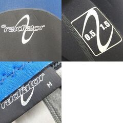 radiator シーガル ウェットスーツ ブルー×ブラック おそらくメンズ用 Mサイズ 半袖 ジャンク 札幌市 北区 屯田の画像