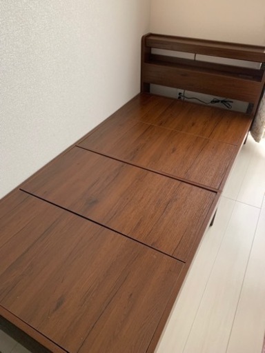 【お値下げ！！】シングルベッド　★6/25に引き取りに来ていただける方にお譲りします！