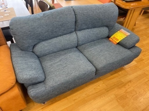 ②布製2Pソファ★近隣自社配送可能！