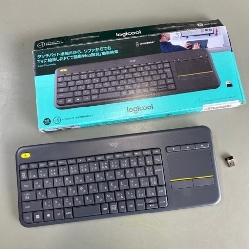 ロジクール　ワイヤレスキーボード　K400 PLUS TV