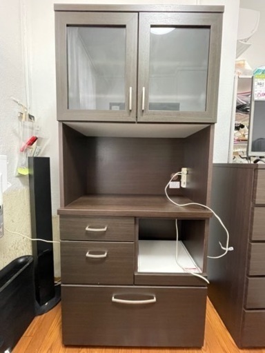 送料・設置込み　キッチンボード　食器棚　NITORI