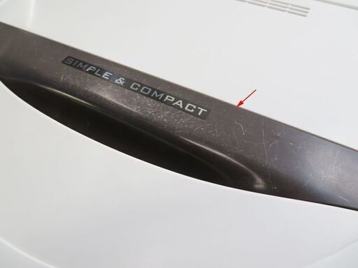 【京都市内方面配達無料】SHARP 2019年製 洗濯機 4.5kg ステンレス槽 KSE05