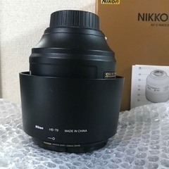 単焦点レンズ　Nikon AF-S 105F1.4E ED