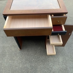 鏡台ですが机としていかがでしょうか? リメイク　DIY パソコンデスクの画像