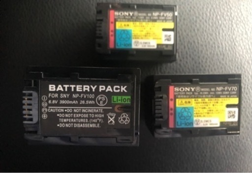 SONY ハンディーカムで1度だけ使用
