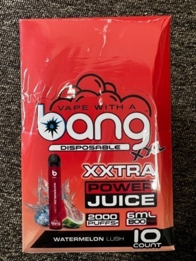 BANG XXL 2000回数(puffs) 10個入り　新品