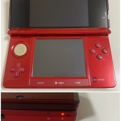 3DS本体 SDカード 充電器 ソフト4本 amiiboカード1枚の画像