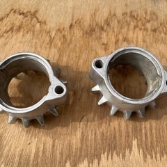 ホーク バブ CB250T CB400T CB250N CB400N 純正 マフラー フランジ 画像参照 軽く磨き洗浄済の画像