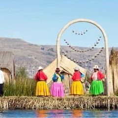 El lago Titicaca Perú 🇵🇪  チチカカ湖(ペルー)の画像
