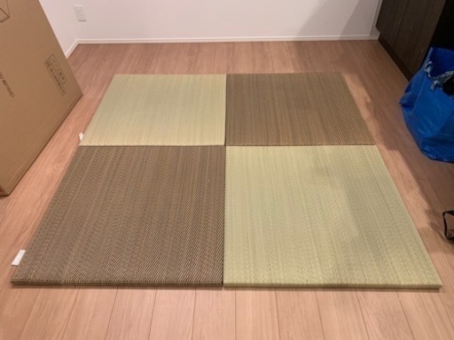 ユニット畳セット(正方形×4つ)