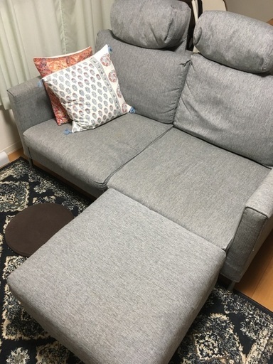 中古二人がけソファ