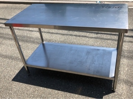 ⭐︎中古品　作業台　1200×600×800mm  厨房機器⭐︎