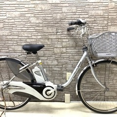 東京23区配達無料　新基準 Panasonic パナソニック ビビDX 5Ah  電動自転車☆中古☆パナ ③