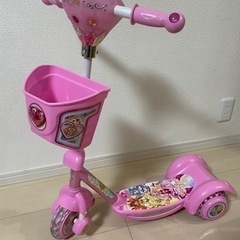 即決で❗️Goプリンセスプリキュアの3輪キックボード❗️の画像