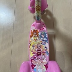 即決で❗️Goプリンセスプリキュアの3輪キックボード❗️の画像
