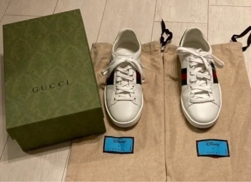 正規品 美品GUCCI×ディズニーコラボ　レディース スニーカー