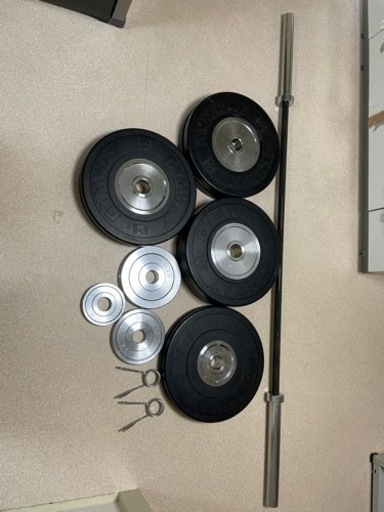 ジムウェイオリンピックバーベルセット総額20万強‼️