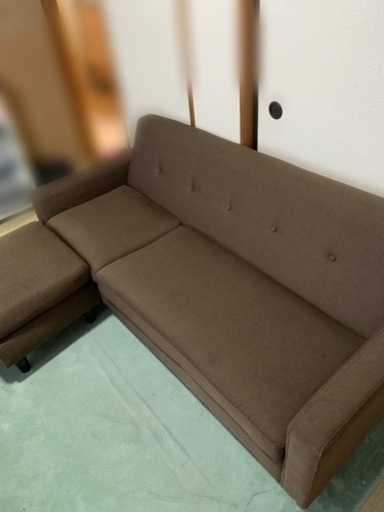 三人掛けL字ソファー