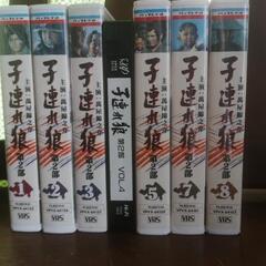 ＶＨＳビデオテープ③　子連れ狼第二部　６本+１本まとめて