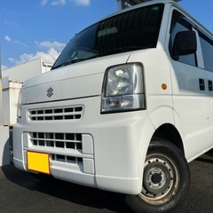 月々9千円〜分割可‼️働くくるま軽バン入りました！車検2年付き！【名義変更代込み】車内広い！人気のスズキ エブリーバン☆両側スライドドア☆ 便利なルーフキャリア付き☆ドライブレコーダー付き☆そのまま乗って帰れます。の画像