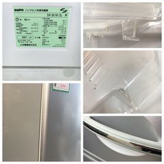 SANYO  容量357L 4ドア ノンフロン冷凍冷蔵庫 SR-361M 07年製の画像