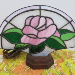 プレゼントにも！★バラ特集★ピンクローズのステンドグラススタンド♪の画像