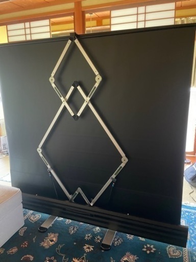 プロジェクター　自立式　フロアスクリーン　80インチ