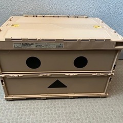 薄型折りたたみコンテナ ダンボー 50L (中古)