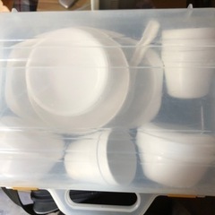 【中古】ピクニック食器セット　アウトドア食器セットの画像
