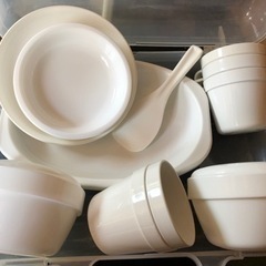 【中古】ピクニック食器セット　アウトドア食器セット