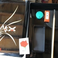 【未使用】蘭蒔絵　硯箱
