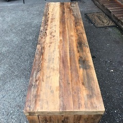 ★雰囲気良好★ヴィンテージ テレビボード ローボード TVボード 無垢材 飾り棚 棚 ローシェルフ 幅170 R040617の画像