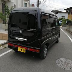バモスホビオ　黒　令和5年9月まで車検付き　価格交渉可能　早期売却希望の画像
