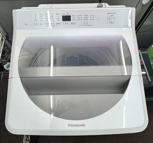 ★美品・2019年製★パナソニック/Panasonic【 8kg 全自動洗濯機 泡洗浄・パワフル立体水流 】 NA-FA80H7