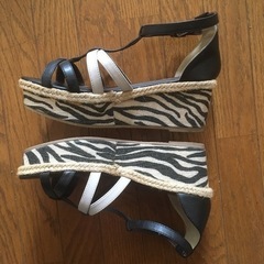 レディース　厚底サンダル　Lサイズの画像