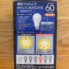 TOSHIBA LEDREAL 60Wの画像