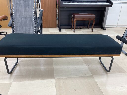 ダイニングベンチ　Re:CENO WIRY　ﾌﾞﾗｯｸ