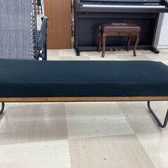 ダイニングベンチ　Re:CENO WIRY　ﾌﾞﾗｯｸ