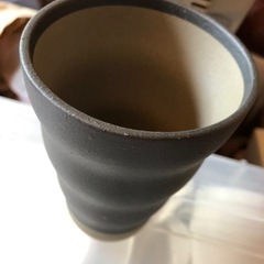 【未使用】陶器のコップの画像