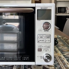 【美品‼️】シャープ 2015年製 20Lオーブンレンジ ワンタッチ自動あたため ホワイト♪の画像