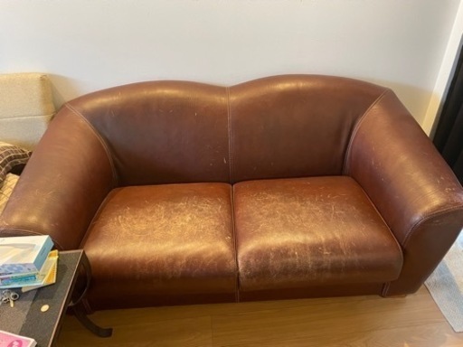 イタリア製　本皮　ソファ