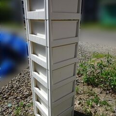 ①７段衣装ケース 白チェスト 収納ケース クローゼット 小分け の画像
