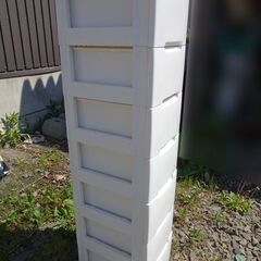 ①７段衣装ケース 白チェスト 収納ケース クローゼット 小分け の画像